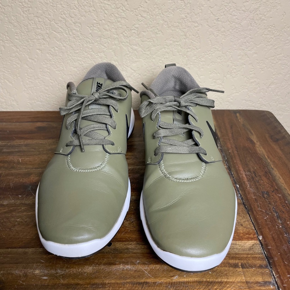 Nike Roshe Golf Shoes Men's US 9.5 Olive‎ Green AR5580-200 Spiked - Picture 3 of 7